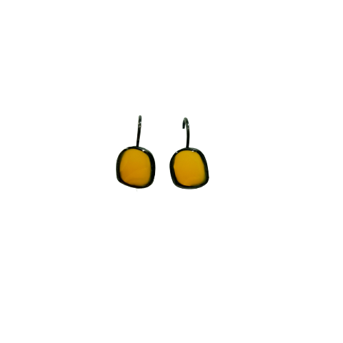 Boucles percées Dormeuse jaune THIERRY JOO