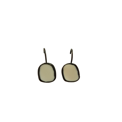 Boucles percées Dormeuse blanc THIERRY JOO