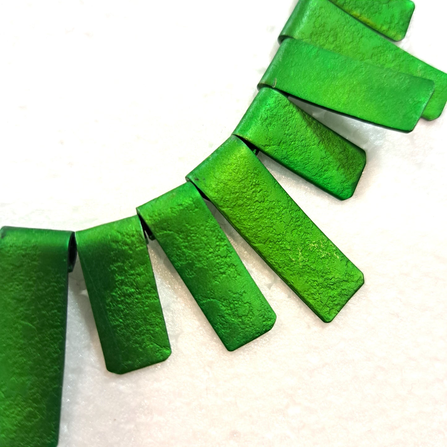 Collier Languettes vert OANA MILLET
