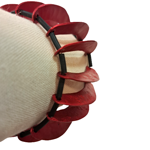 Bracelet Bombé rouge OANA MILLET