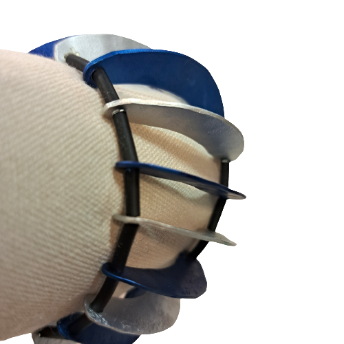 Bracelet Bombé bleu et blanc OANA MILLET