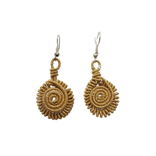 Boucles percées Médaillon PM or NAF BIJOUX