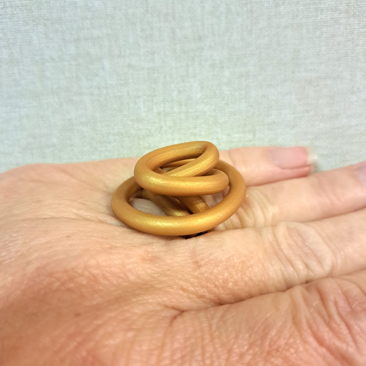 Bague Zig or nacré SAMUEL CORAUX