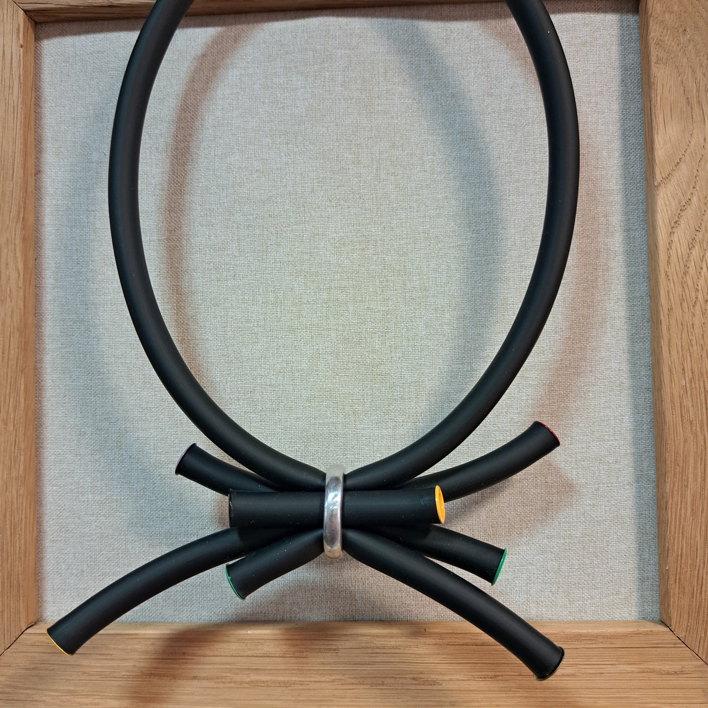Collier Fagot noir multicolore SAMUEL CORAUX