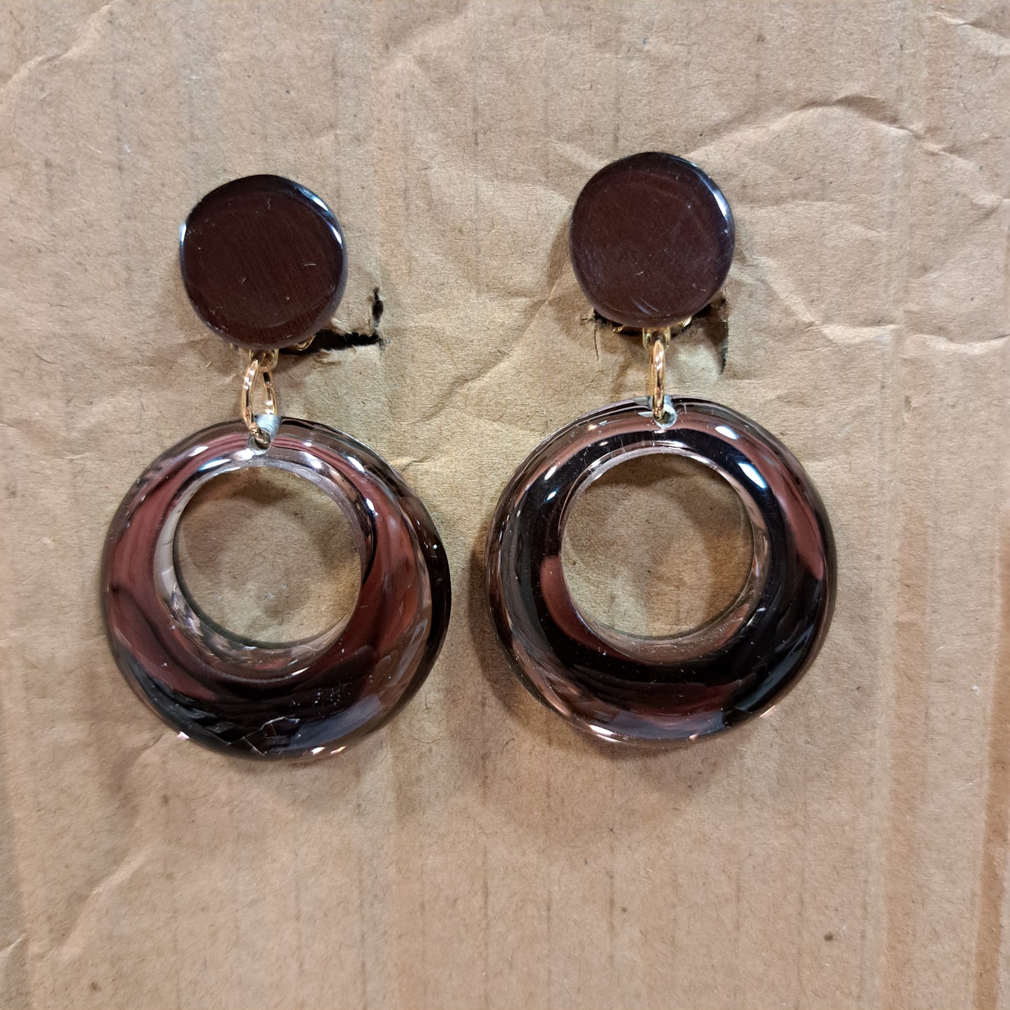 Boucles clips Créole PM chocolat VITO