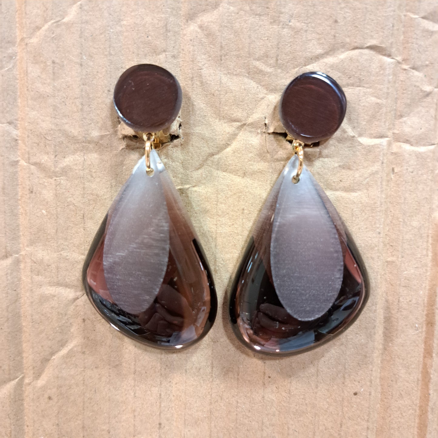 Boucles clips Icare chocolat VITO