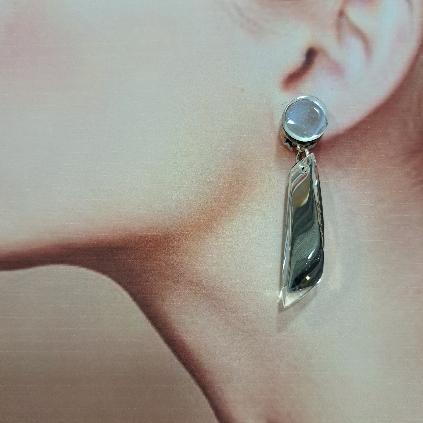 Boucles clips Sculte miroir VITO