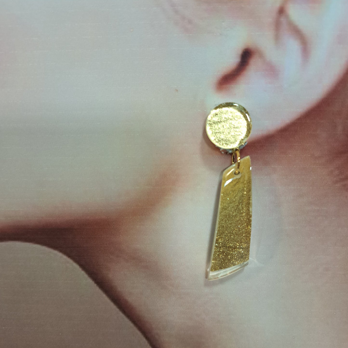Boucles clips Sculte or VITO