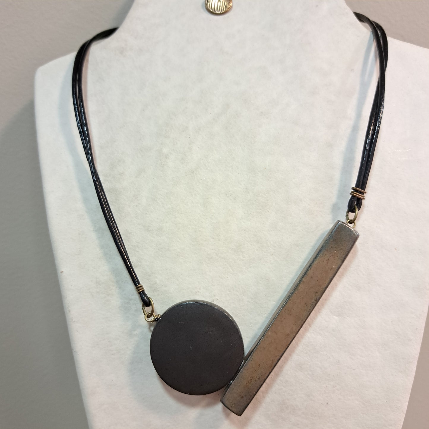 Collier Pop PM marron glacé CHRISTINE ALLOING