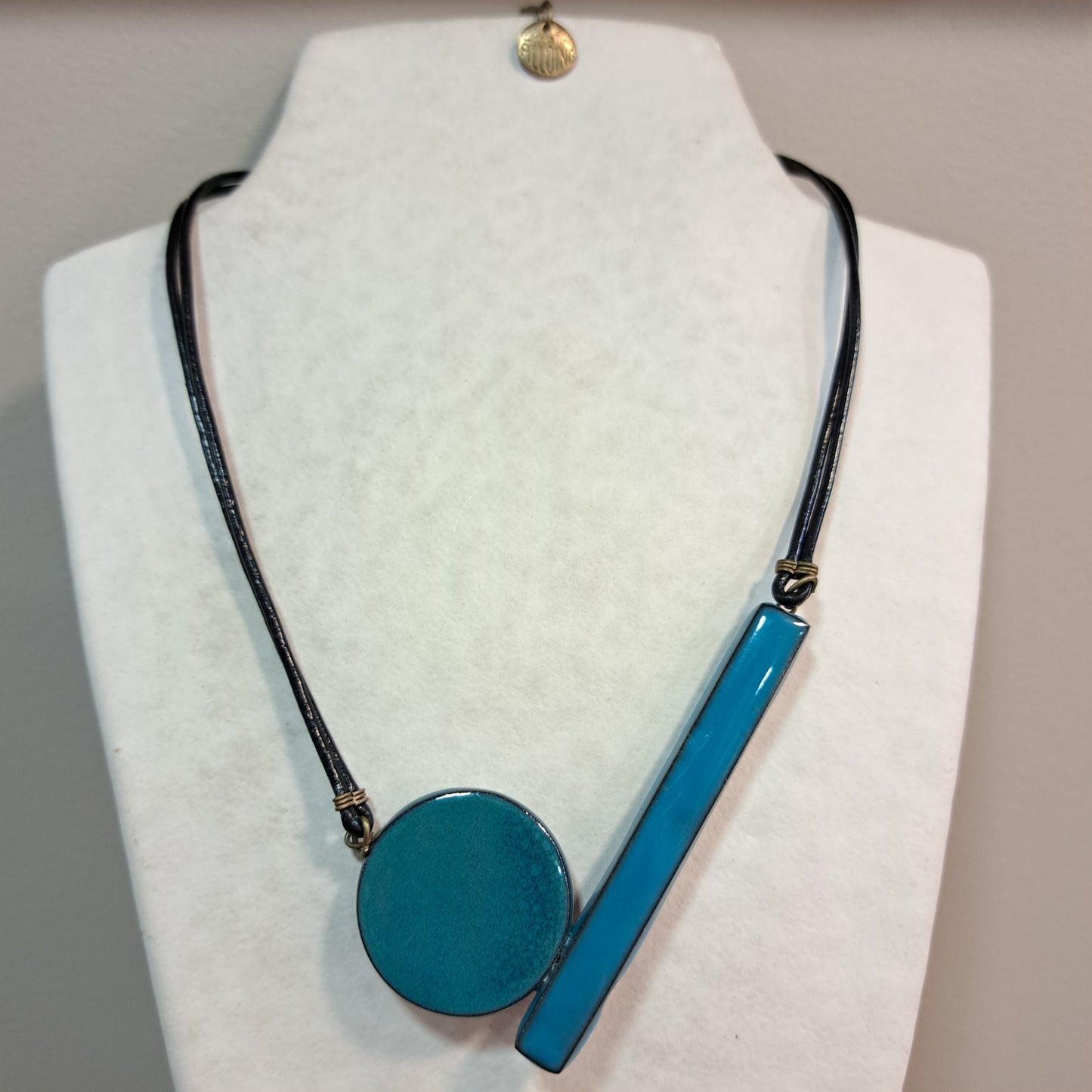 Collier Pop PM bleu CHRISTINE ALLOING