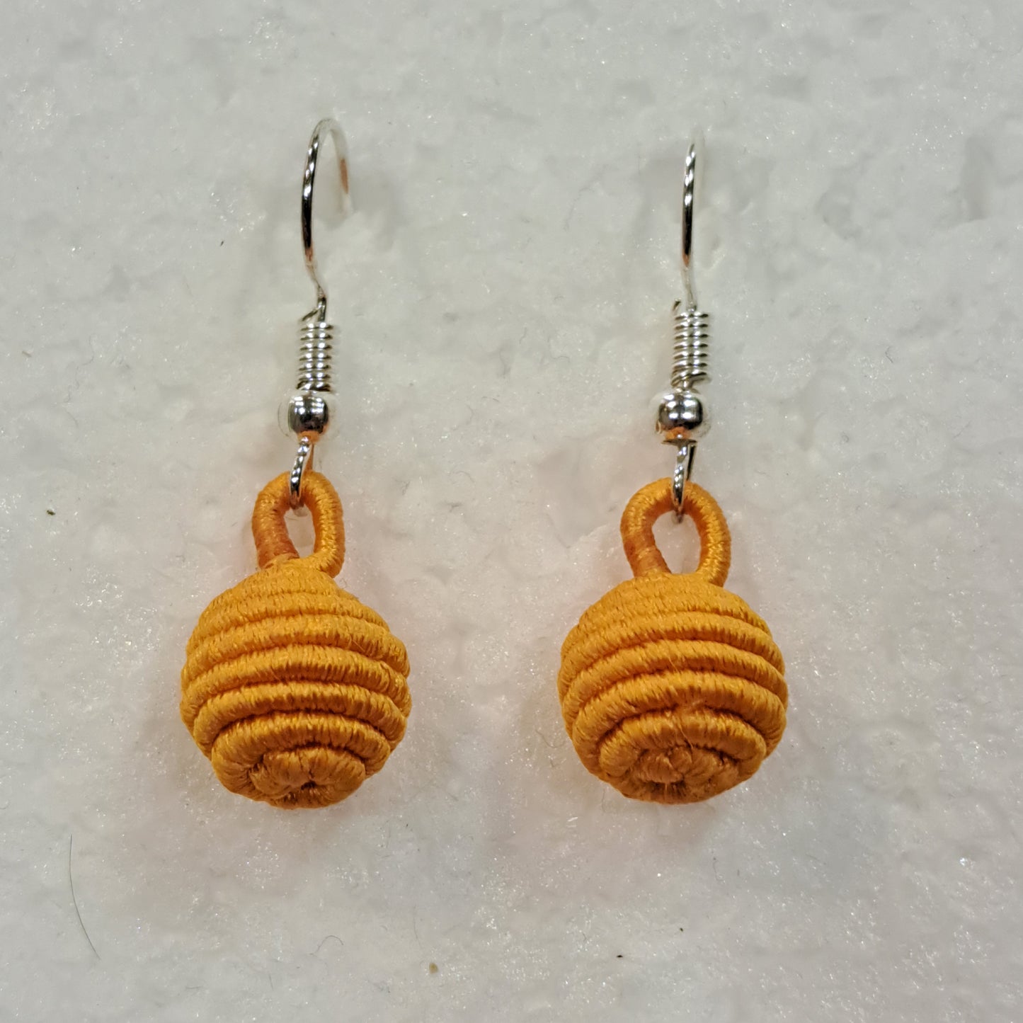 Boucles percées Boli orange NAF BIJOUX