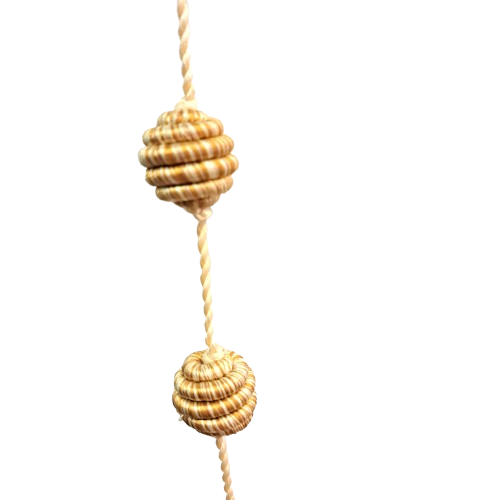 Collier sautoir MAÏ beige sable NAF BIJOUX