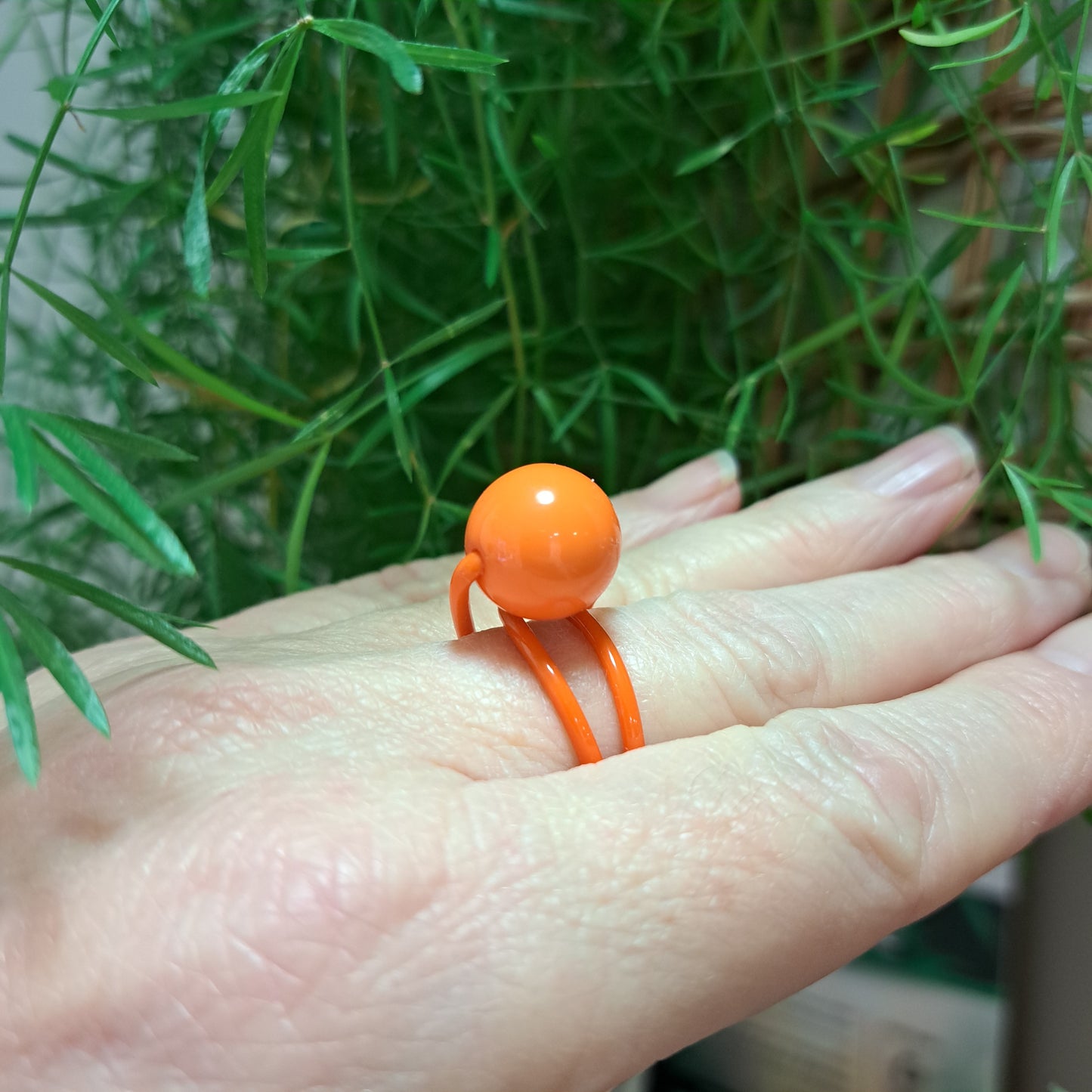 Bague Hepburn orange SAMUEL CORAUX