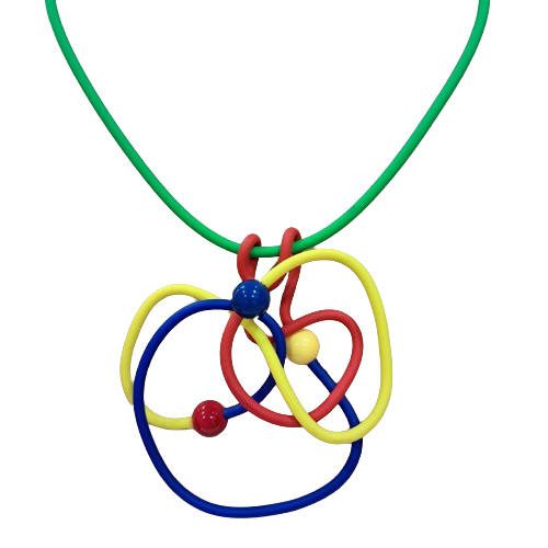 Collier New Médaillon multicolore SAMUEL CORAUX