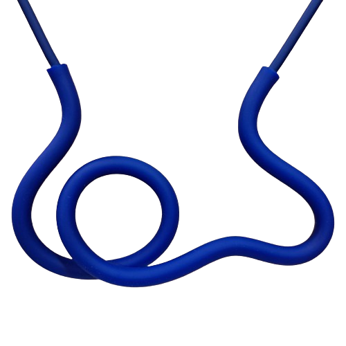 Collier Haring bleu SAMUEL CORAUX