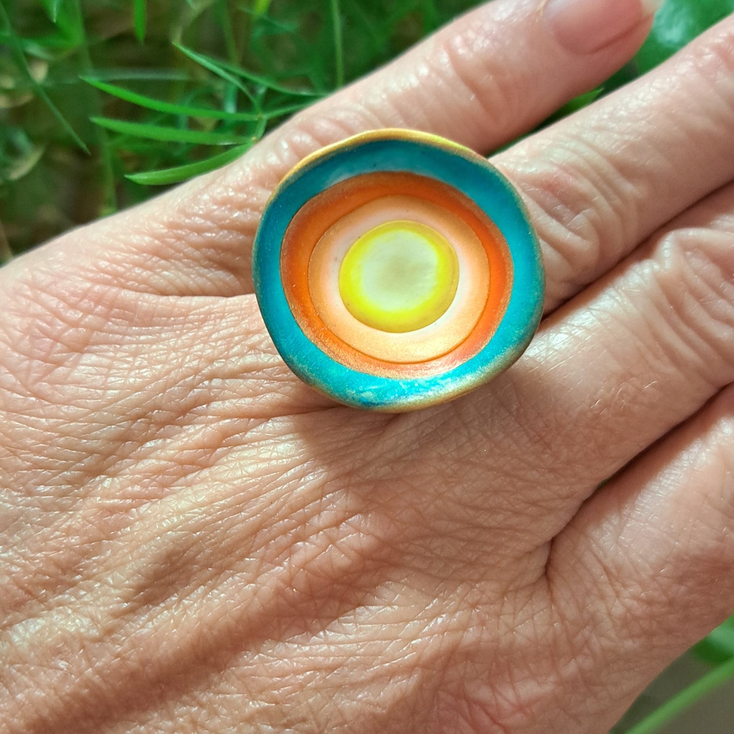Bague Inspiration "Delaunay" multi LEA AIME LES FLEURS