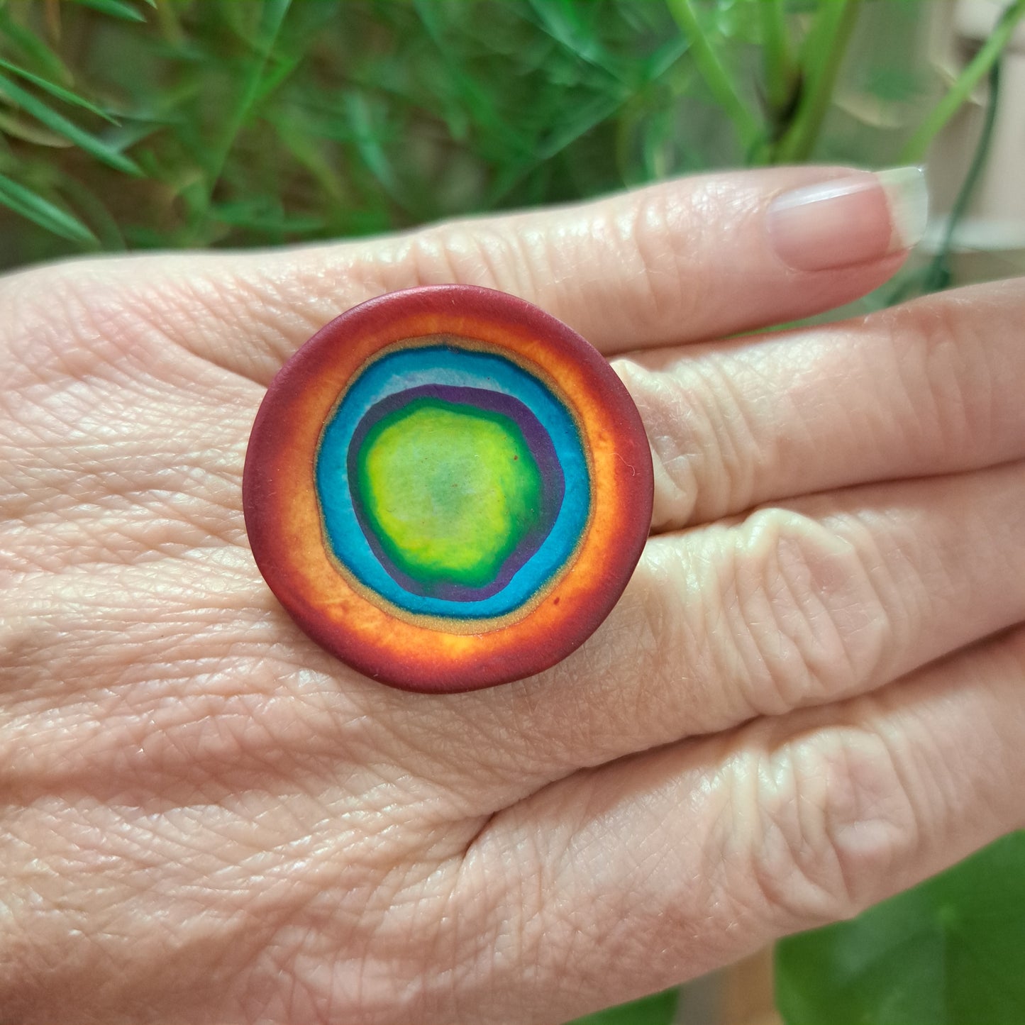 Bague Inspiration "Delaunay" multi LEA AIME LES FLEURS