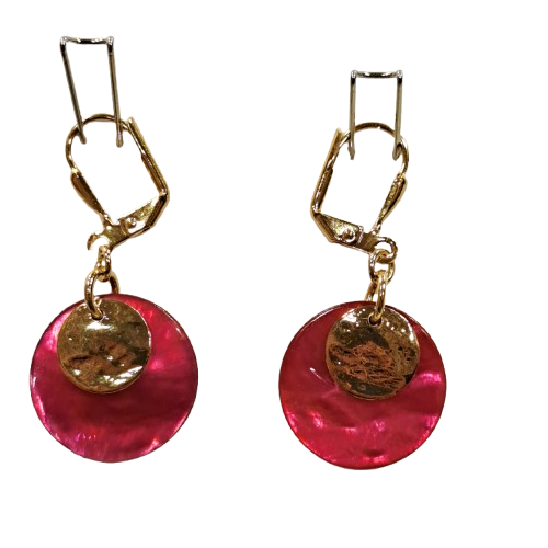 Boucles percées Dormeuse rose or LA PETITE SARDINE
