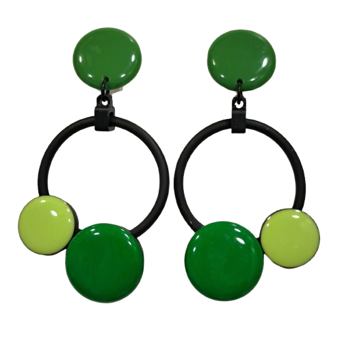 Boucles clips Pastilles vert THIERRYJOO