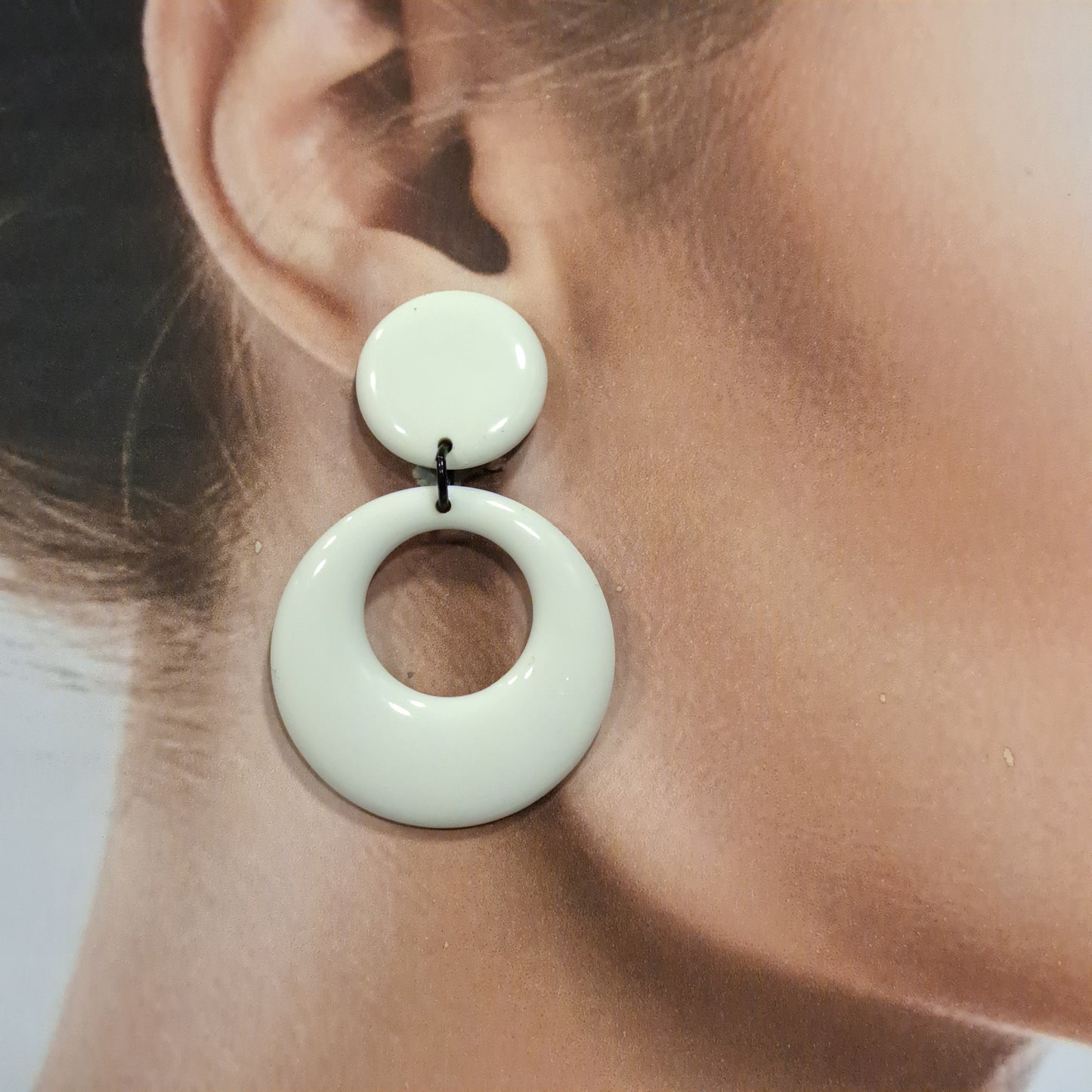 Boucles clips Créole blanc THIERRYJOO