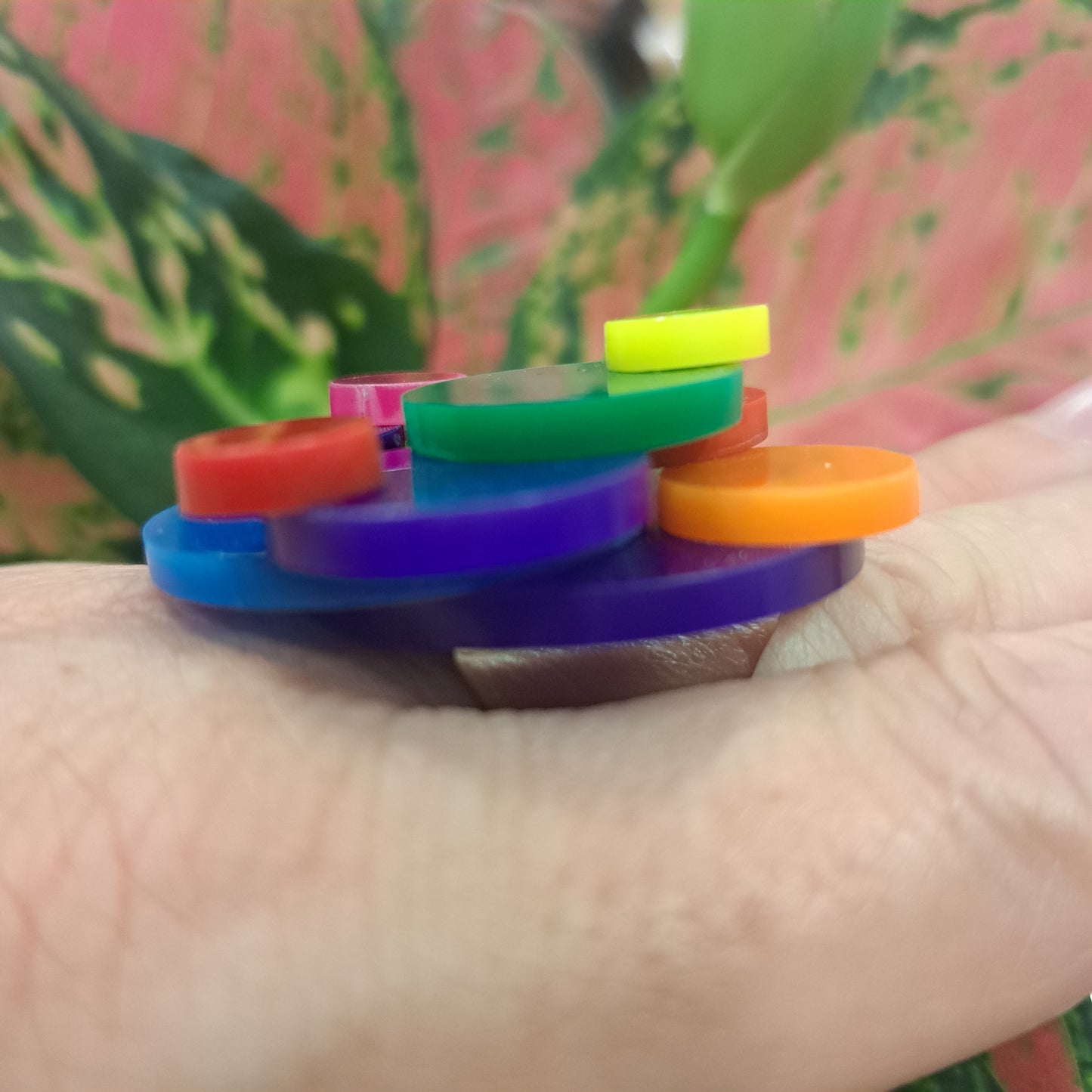 Bague Pastilles GM multicolore FORMESPAZIO