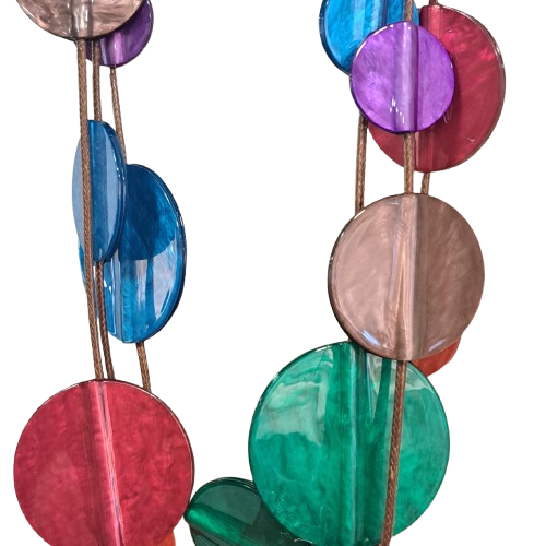 Collier Pastilles multicolore FANCY F