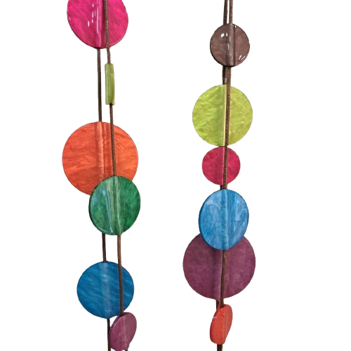 Collier sautoir Pastilles multicolore FANCY F