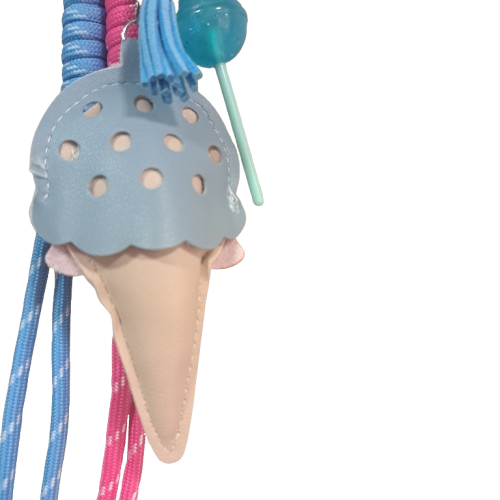 Porte clefs Cornet pastel