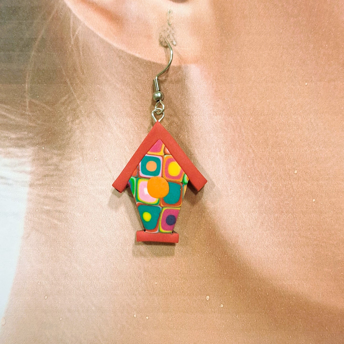 Boucles percées Oiseau LIZ CREATIONS