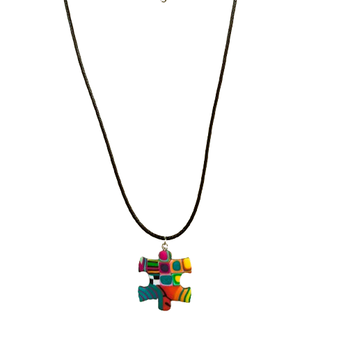Collier Puzzle multicolore LIZ CREATIONS
