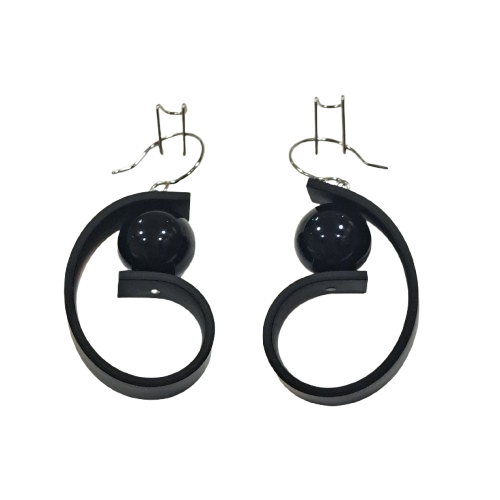 Boucles percées Little Penseur noir SAMUEL CORAUX