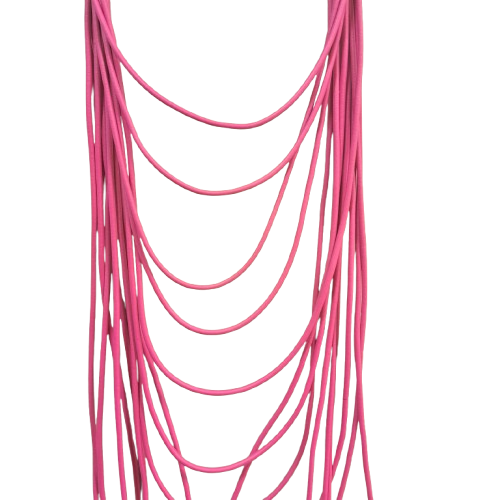 Collier sautoir Multirangs rose Fancy