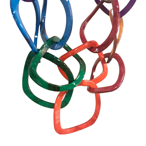 Collier Maillons multicolore FANCY F