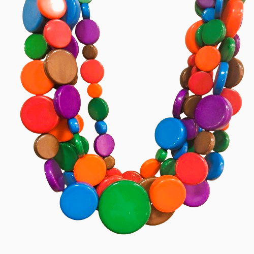 Collier Pastilles multicolore FANCY F