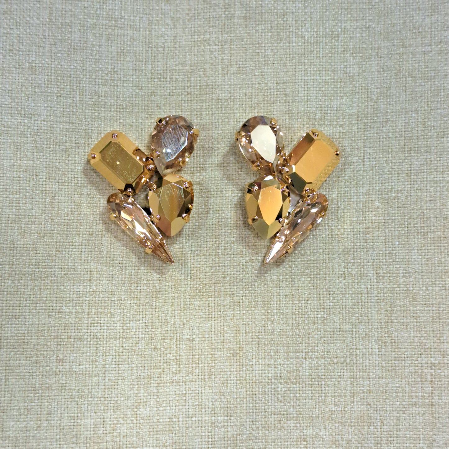 Boucles clips or CREZUS