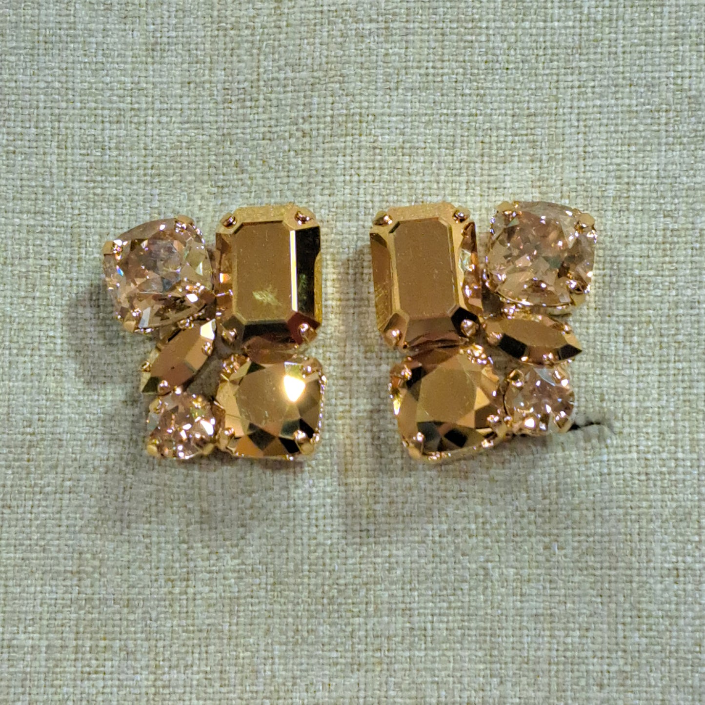 Boucles clips or CREZUS