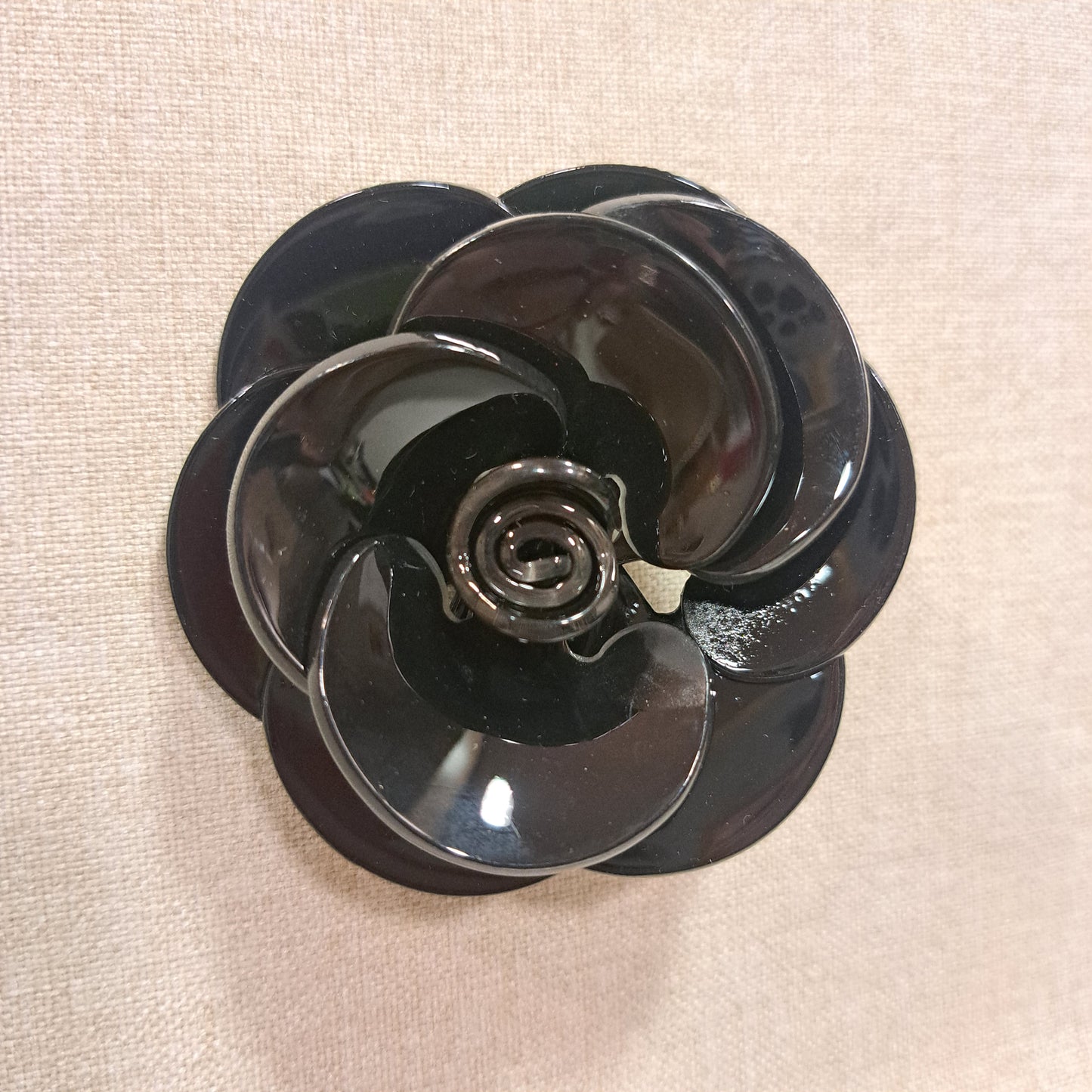 Broche Rose noir Fancy F