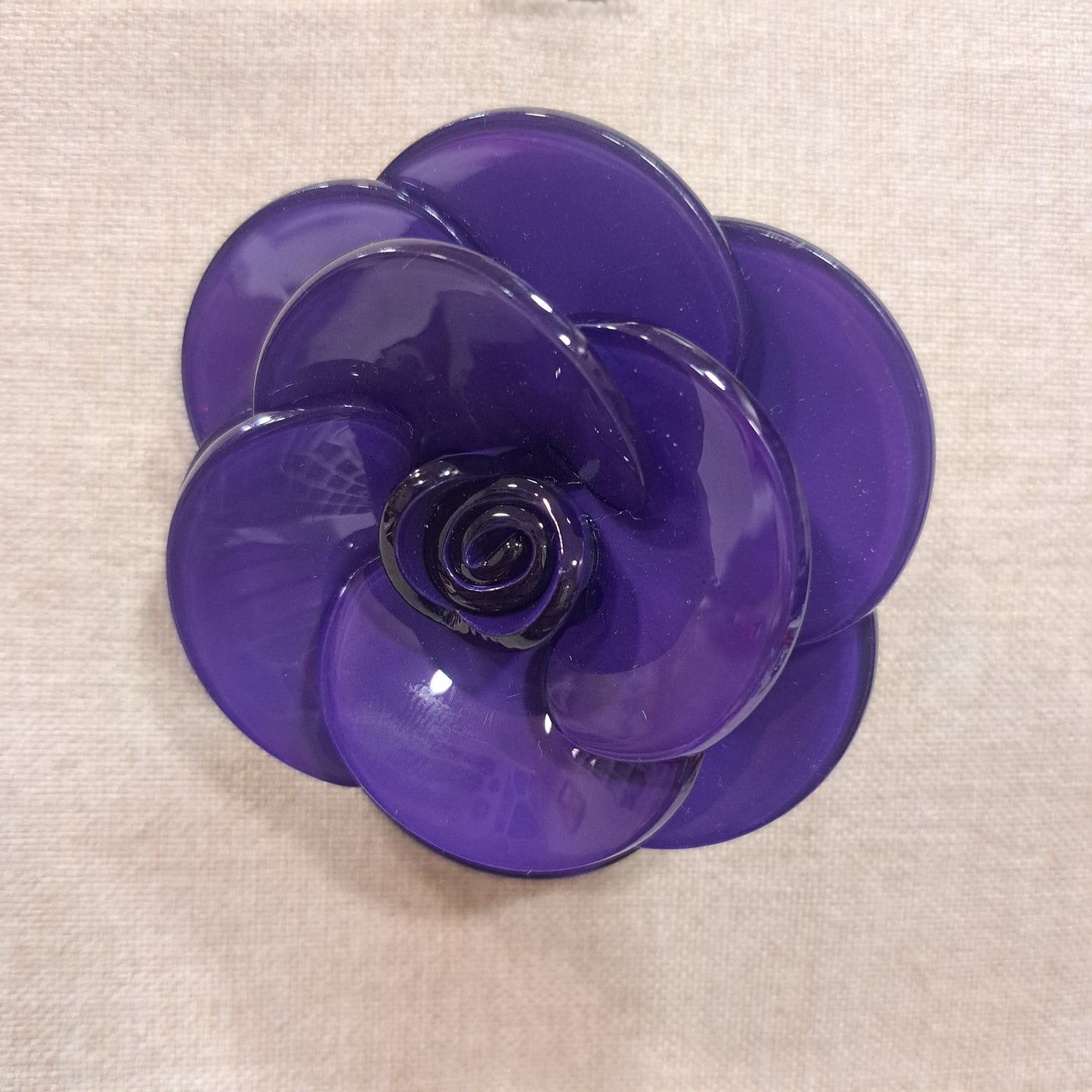 Broche Rose violet Fancy F