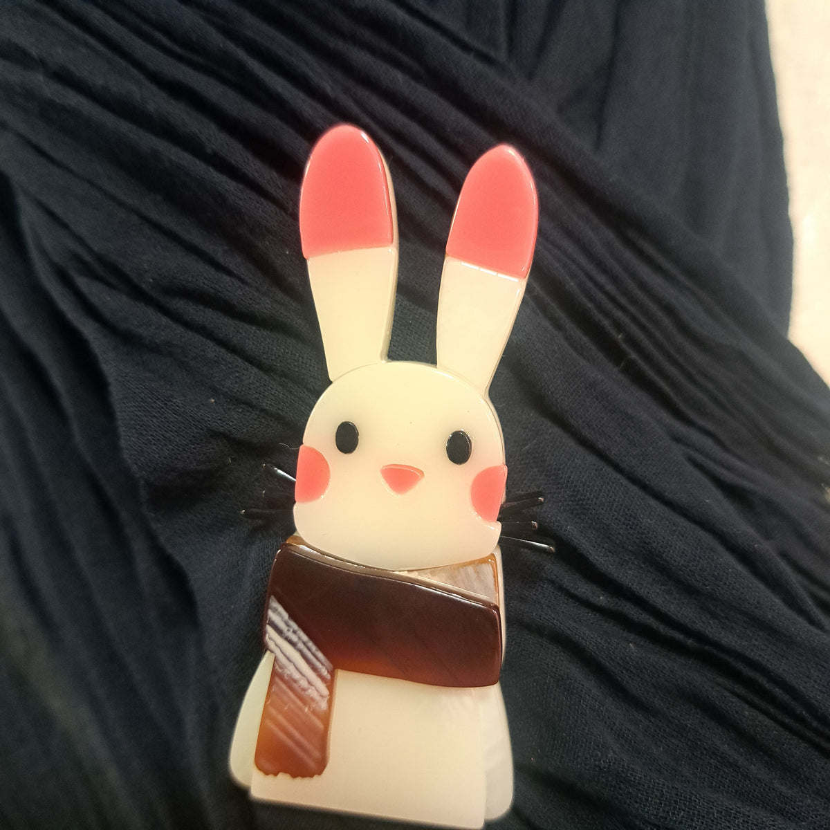 Broche Lapin blanc CLEDOR