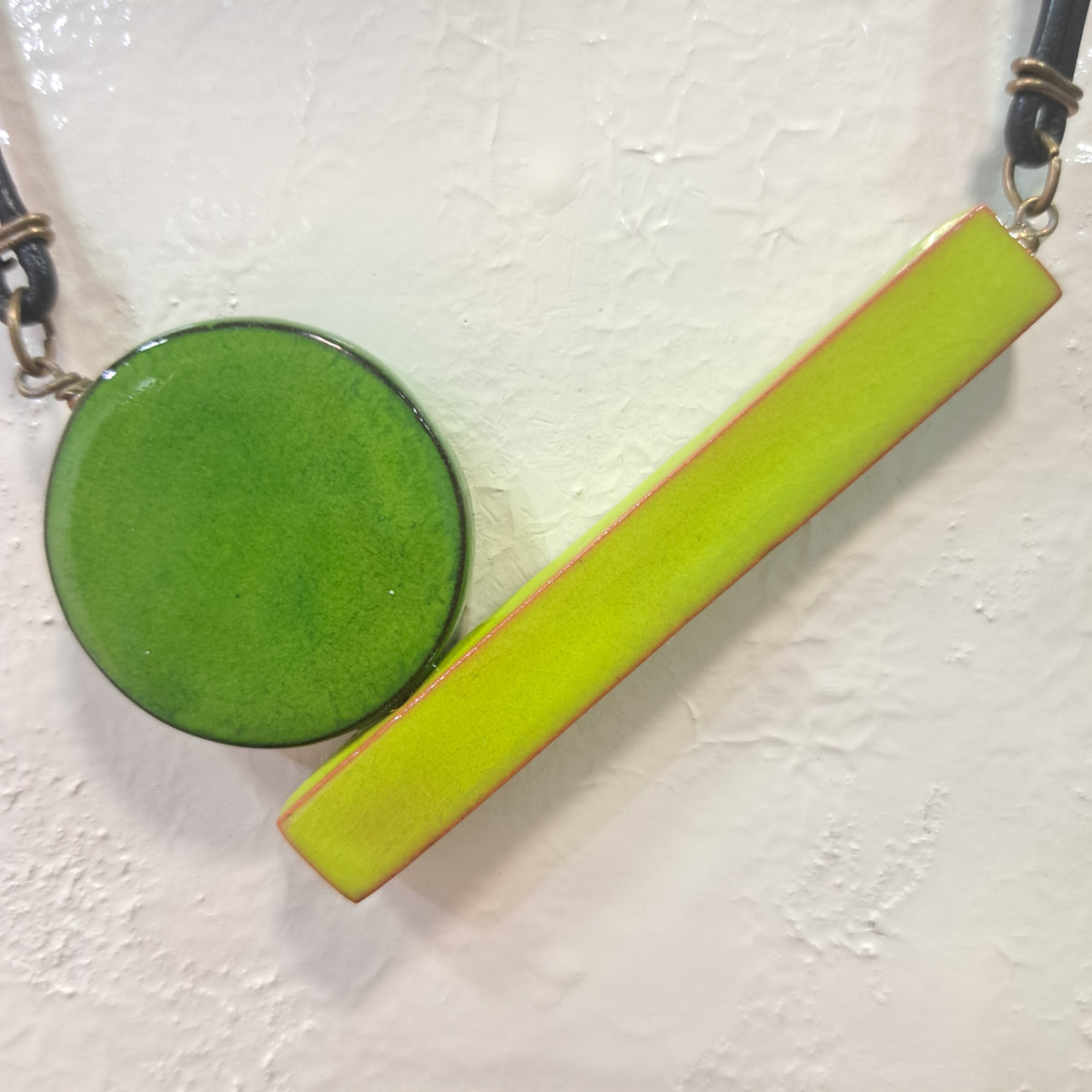 Collier Pop PM vert CHRISTINE ALLOING