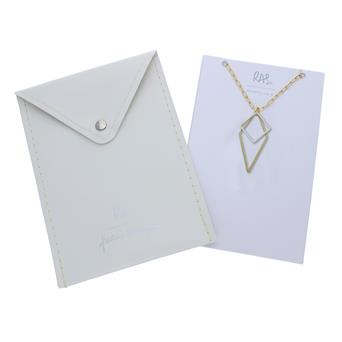 Collier Essencial GM or/argent RAS