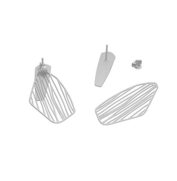 Boucles percées Lumen argent RAS