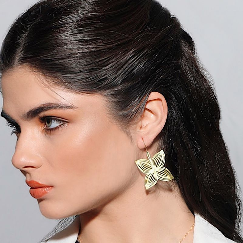 Boucles percées Life GM or RAS