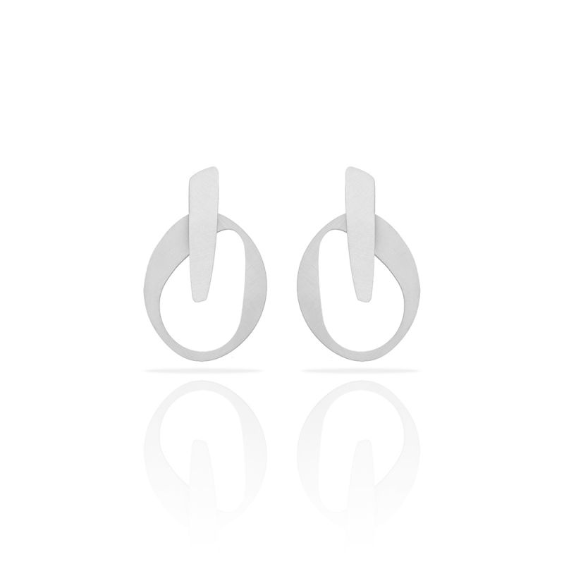 Boucles percées Too Much + PM argent RAS