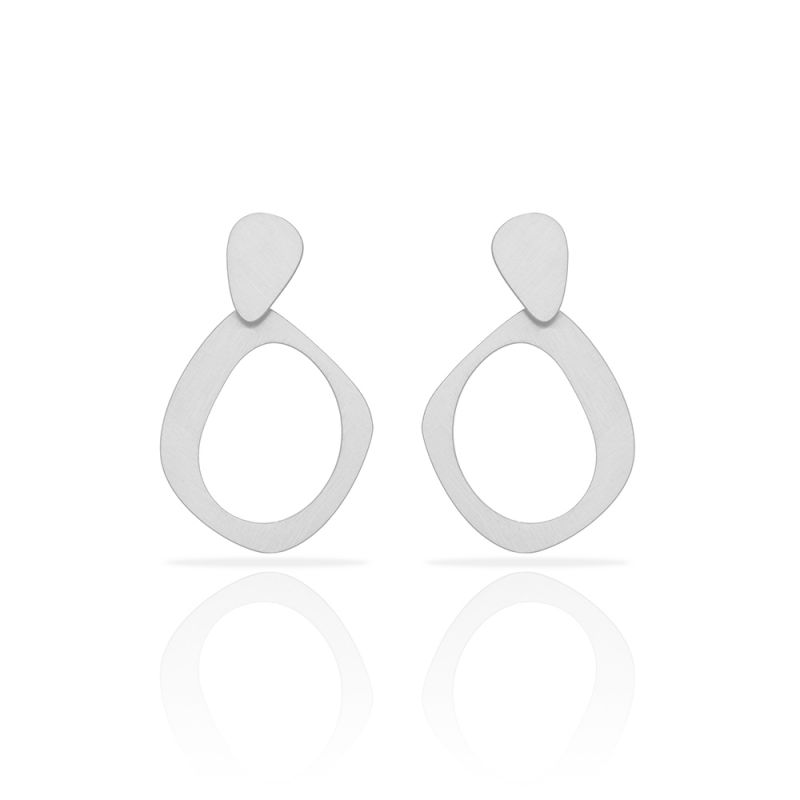 Boucles percées Too Much PM argent RAS