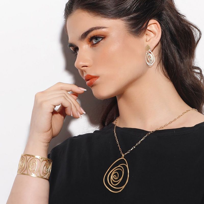 Collier sautoir Moon Love GM or RAS