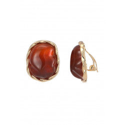 Boucles clips Femie topaze or B MISS
