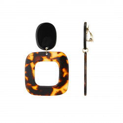 Boucles clips Fouma écaille BELLE MISS