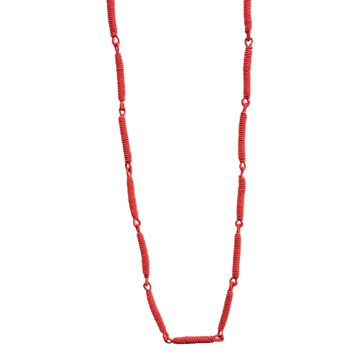 Collier sautoir Yadi rouge NAF BIJOUX
