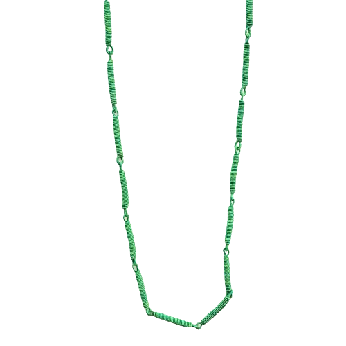 Collier sautoir Yadi vert NAF BIJOUX